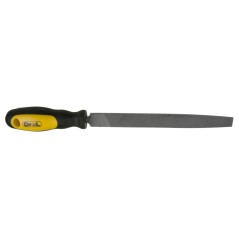 Pilnik ślusarski półokrągły 200 mm, plastikowy uchwyt