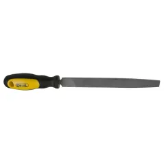 Pilnik ślusarski półokrągły 200 mm, plastikowy uchwyt
