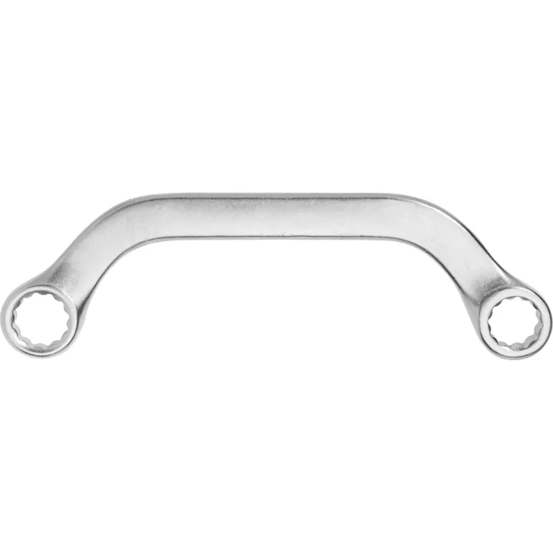 Klucz oczkowy dwustronny wygięty 16 x 17 mm