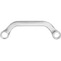 Klucz oczkowy dwustronny wygięty 16 x 17 mm