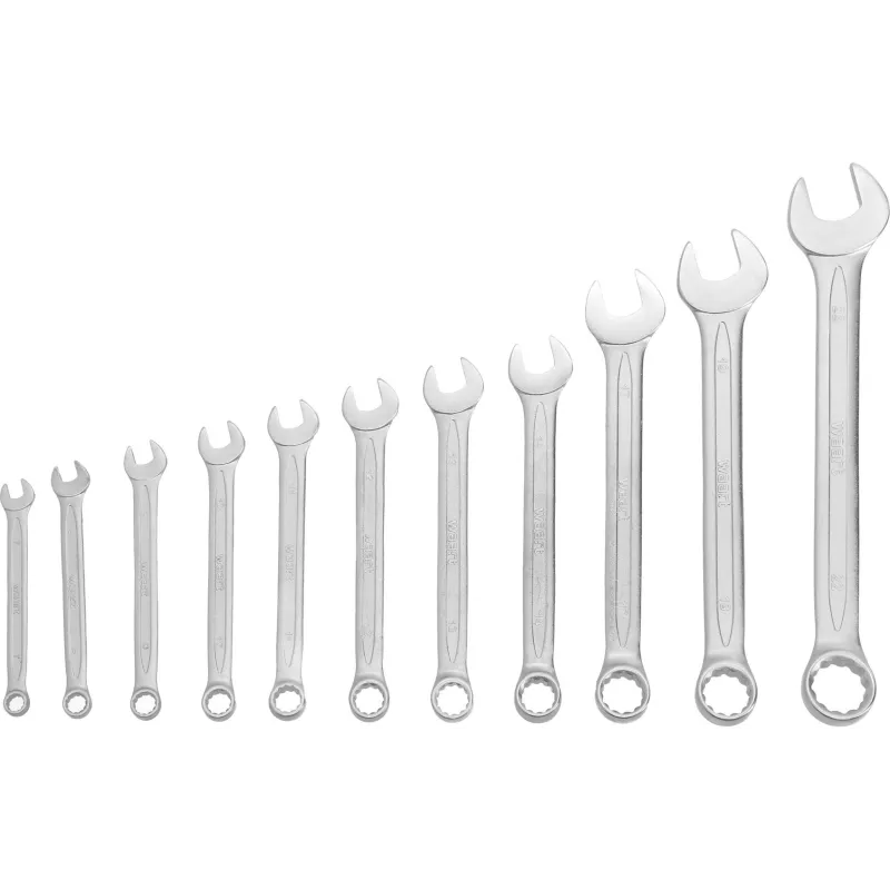 Zestaw kluczy płasko-oczkowych 6-22 mm, 12 szt.