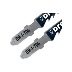 Brzeszczoty do wyrzynarek z uchwytem typu "T", 75 mm, 6TPI, do drewna, płyty wiórowej, sklejki, 2 szt.