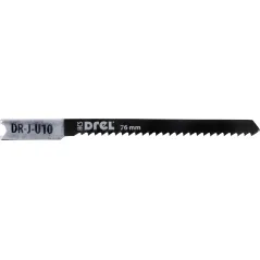 Brzeszczoty z uchwytem typu "U", 50 mm, 12TPI, do drewna, płyty wiórowej, sklejki, PVC, 2 szt.
