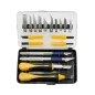 Zestaw noży i dłut precyzyjnych 22 szt.