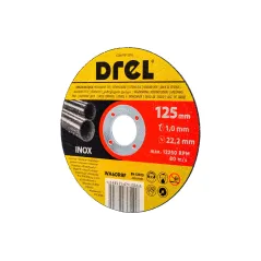 Tarcza korundowa 125 x 1.0 x 22.2 mm, do metalu, Inox