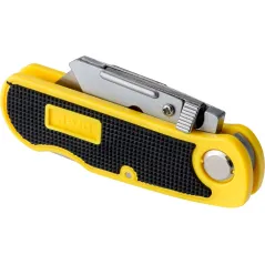 Nóż z ostrzem trapezowym 19 mm, plastikowy korpus, 5 ostrzy