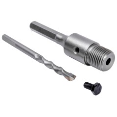 Adapter z wiertłem prowadzącym 110 mm, uchwyt sześciokątny