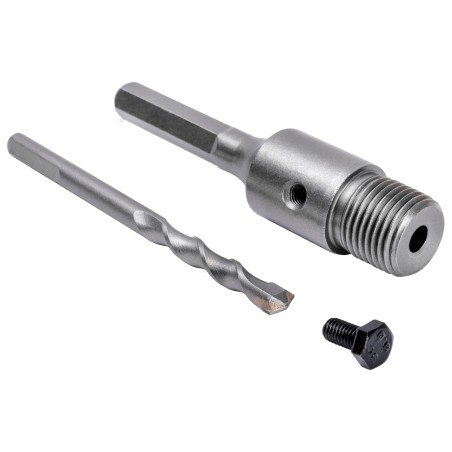 Adapter z wiertłem prowadzącym 110 mm, uchwyt sześciokątny