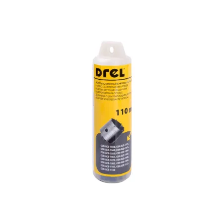 Adapter z wiertłem prowadzącym 110 mm, uchwyt sześciokątny