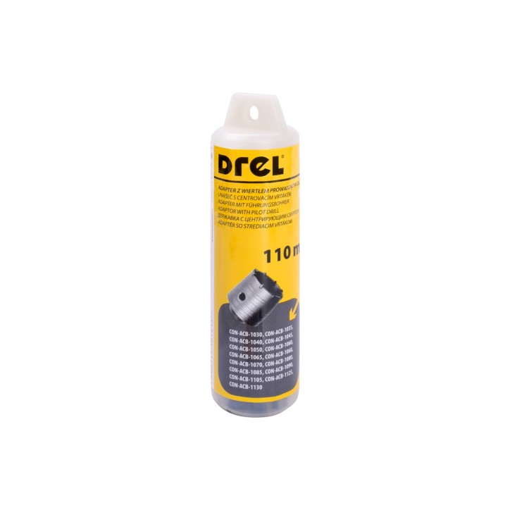 Adapter z wiertłem prowadzącym 110 mm, uchwyt sześciokątny Adapter z wiertłem prowadzącym 110 mm, uchwyt sześciokątny