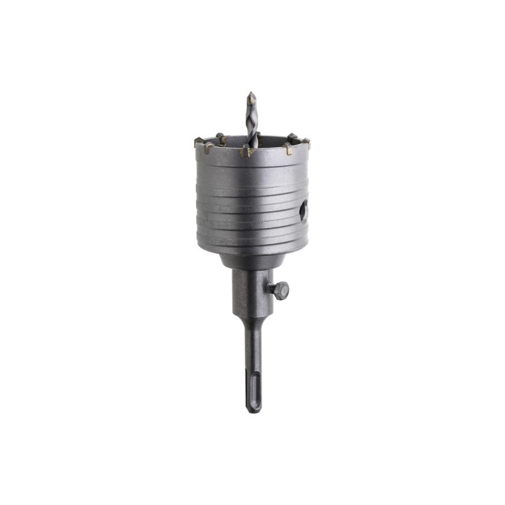 Zestaw koronka wiertnicza do muru z widią i adapterem 65 mm, uchwyt SDS-plus Zestaw koronka wiertnicza do muru z widią i adapterem 65 mm, uchwyt SDS-plus