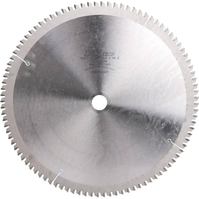 Piła tarczowa do aluminium: 355 mm, 96 T