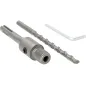 Adapter SDS-plus z wiertłem prowadzącym 120 mm Adapter SDS-plus z wiertłem prowadzącym 120 mm