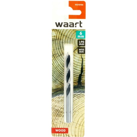Wiertło do drewna 6.0 mm, szlifowane