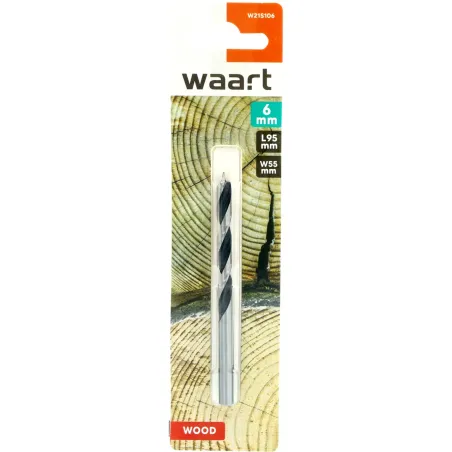 Wiertło do drewna 6.0 mm, szlifowane
