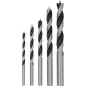 Zestaw wierteł do drewna 4.0-10.0 mm, szlifowane, 5 szt. Zestaw wierteł do drewna 4.0-10.0 mm, szlifowane, 5 szt.