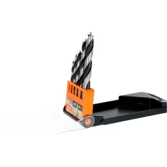 Zestaw wierteł do drewna 4.0-10.0 mm, szlifowane, 5 szt.