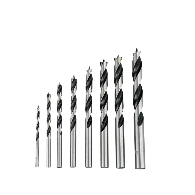 Zestaw wierteł do drewna 3.0-10.0 mm, szlifowane, 8 szt.