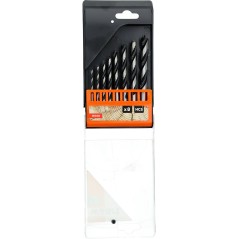 Zestaw wierteł do drewna 3.0-10.0 mm, szlifowane, 8 szt.