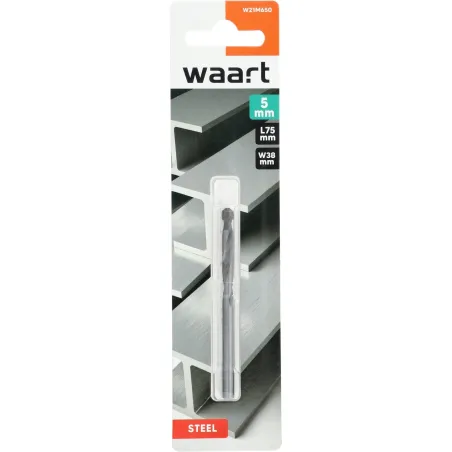 Wiertło z płytką z węglika spiekanego do metalu 5.0 mm- Max RPM 1500-1800