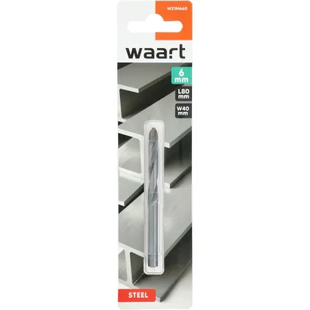 Wiertło z płytką z węglika spiekanego do metalu 6.0 mm- Max RPM 1500-1800