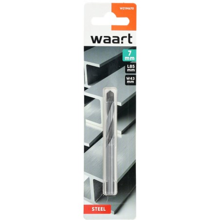 Wiertło z płytką z węglika spiekanego do metalu 7.0 mm- Max RPM 1000-1500
