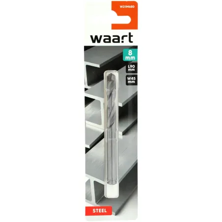 Wiertło z płytką z węglika spiekanego do metalu 8.0 mm - Max RPM 1000-1500
