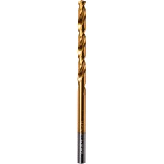 Wiertło do metalu 4.0 mm, tytanowane, szlifowane