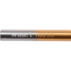 Wiertło do metalu 8.0 mm, tytanowane, szlifowane