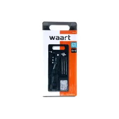 Nitownica do nitów stalowych i nitonakrętek z akcesoriami, 270 mm, nitonakrętki M3-M6, nity 2.4-4.8 mm