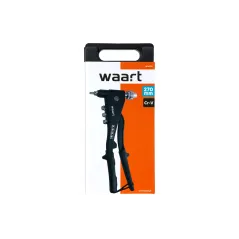 Nitownica do nitów stalowych i nitonakrętek z akcesoriami, 270 mm, nitonakrętki M3-M6, nity 2.4-4.8 mm