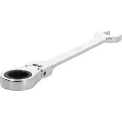 Klucz płasko-oczkowy z przegubem i grzechotką 19 mm