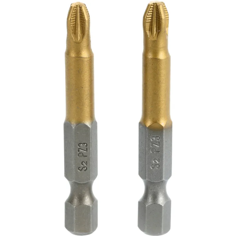 Końcówki wkrętakowe PZ3 x 50 mm, tytanowana, 2 szt. Końcówki wkrętakowe PZ3 x 50 mm, tytanowana, 2 szt.