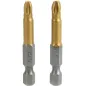 Końcówki wkrętakowe PZ3 x 50 mm, tytanowana, 2 szt. Końcówki wkrętakowe PZ3 x 50 mm, tytanowana, 2 szt.