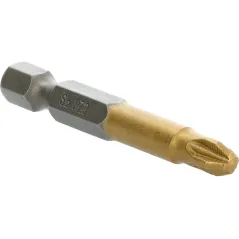 Końcówki wkrętakowe PZ3 x 50 mm, tytanowana, 2 szt.