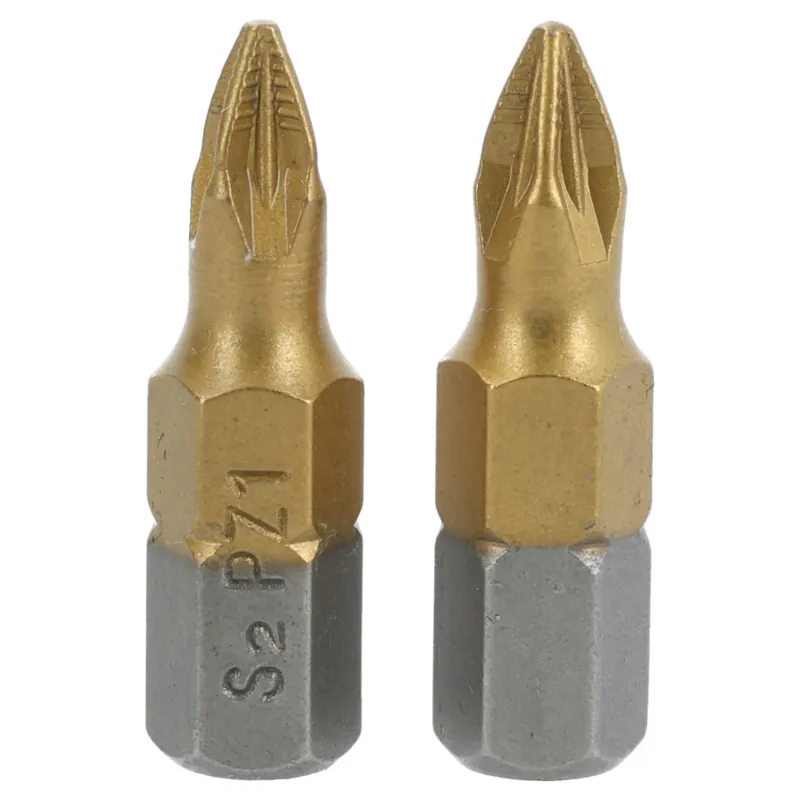 Końcówki wkrętakowe PZ1 x 25 mm, tytanowana, 2 szt. Końcówki wkrętakowe PZ1 x 25 mm, tytanowana, 2 szt.
