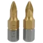 Końcówki wkrętakowe PZ1 x 25 mm, tytanowana, 2 szt. Końcówki wkrętakowe PZ1 x 25 mm, tytanowana, 2 szt.