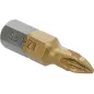 Końcówki wkrętakowe PZ1 x 25 mm, tytanowana, 2 szt. Końcówki wkrętakowe PZ1 x 25 mm, tytanowana, 2 szt.