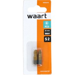 Końcówki wkrętakowe PZ3 x 25 mm, tytanowana, 2 szt.