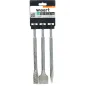 Zestaw dłut płaskich 20/40 x 250 mm, dłuto szpicak 14 x 250 mm, uchwyt SDS-plus, 3szt.