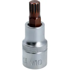 Końcówka Spline na nasadce 1/2", M10 x 55 mm