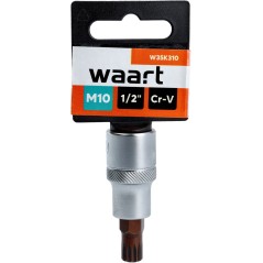 Końcówka Spline na nasadce 1/2", M10 x 55 mm