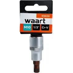 Końcówka Spline na nasadce 1/2", M10 x 55 mm