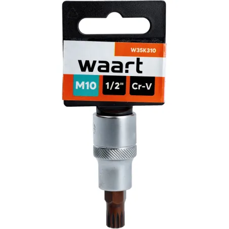 Końcówka Spline na nasadce 1/2", M10 x 55 mm