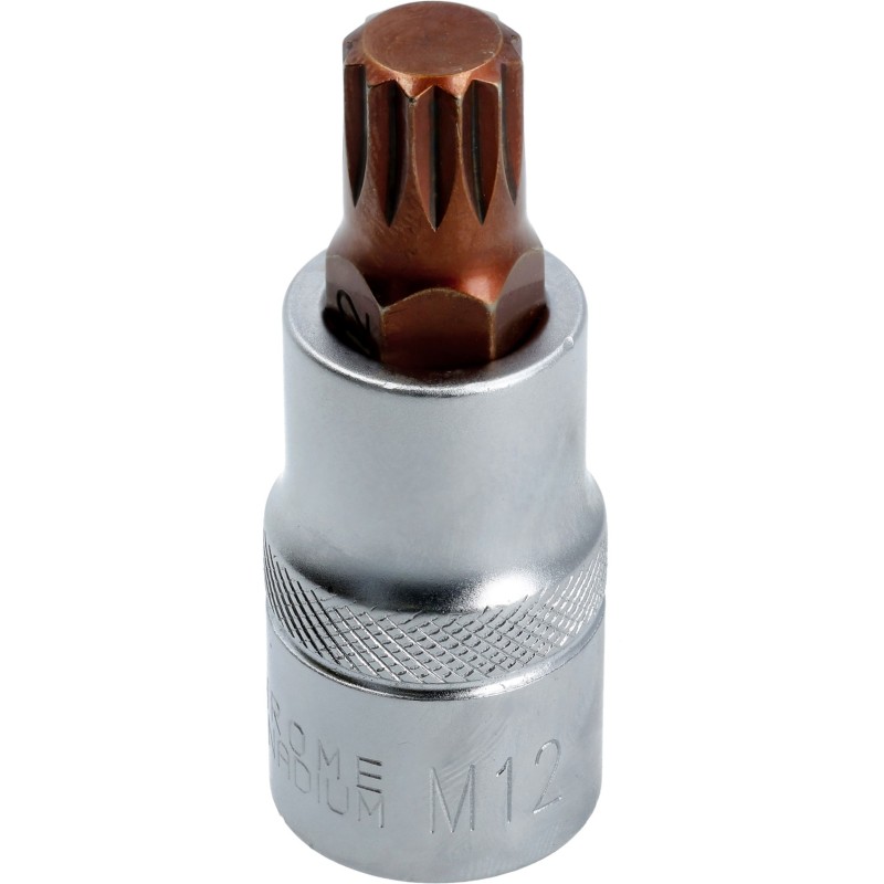 Końcówka Spline na nasadce 1/2", M12 x 55 mm
