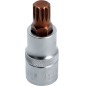 Końcówka Spline na nasadce 1/2", M12 x 55 mm