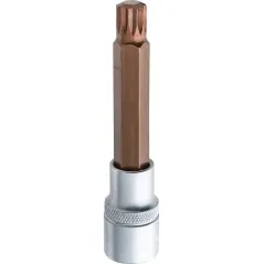 Końcówka Spline na nasadce 1/2", M14 x 100 mm