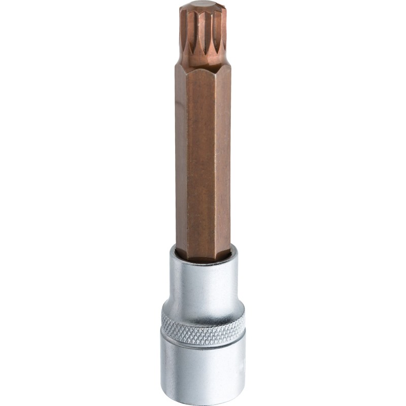 Końcówka Spline na nasadce 1/2", M14 x 100 mm