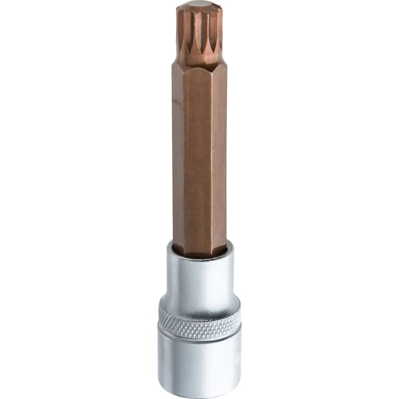 Końcówka Spline na nasadce 1/2", M14 x 100 mm Końcówka Spline na nasadce 1/2", M14 x 100 mm