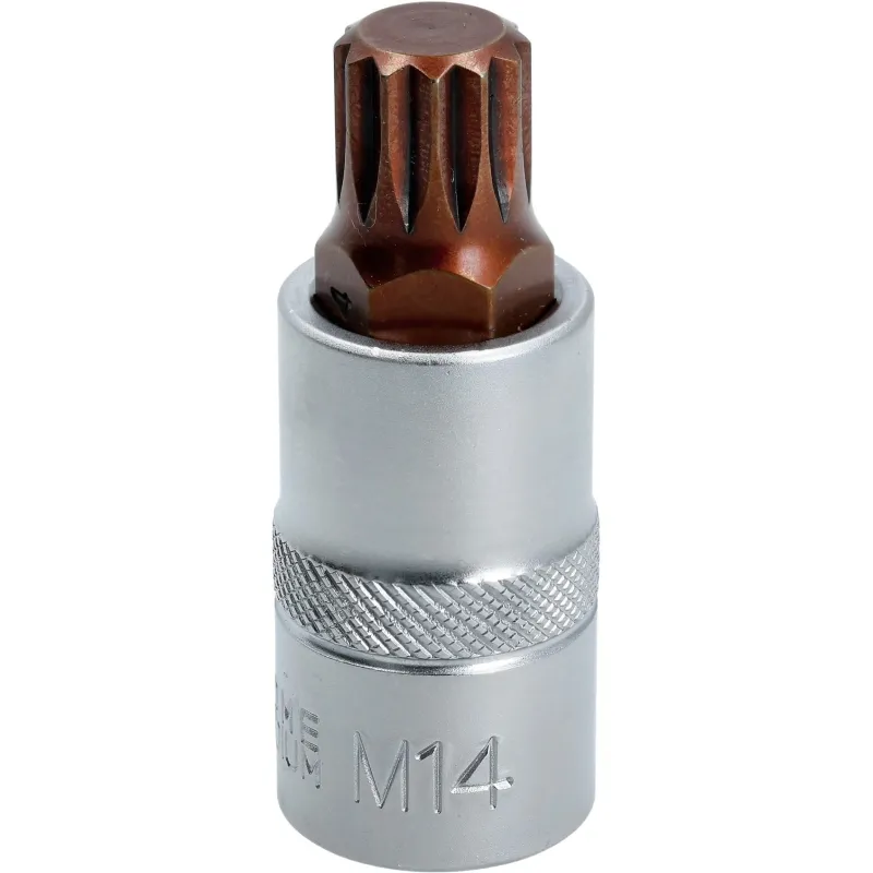 Końcówka Spline na nasadce 1/2", M14 x 55 mm